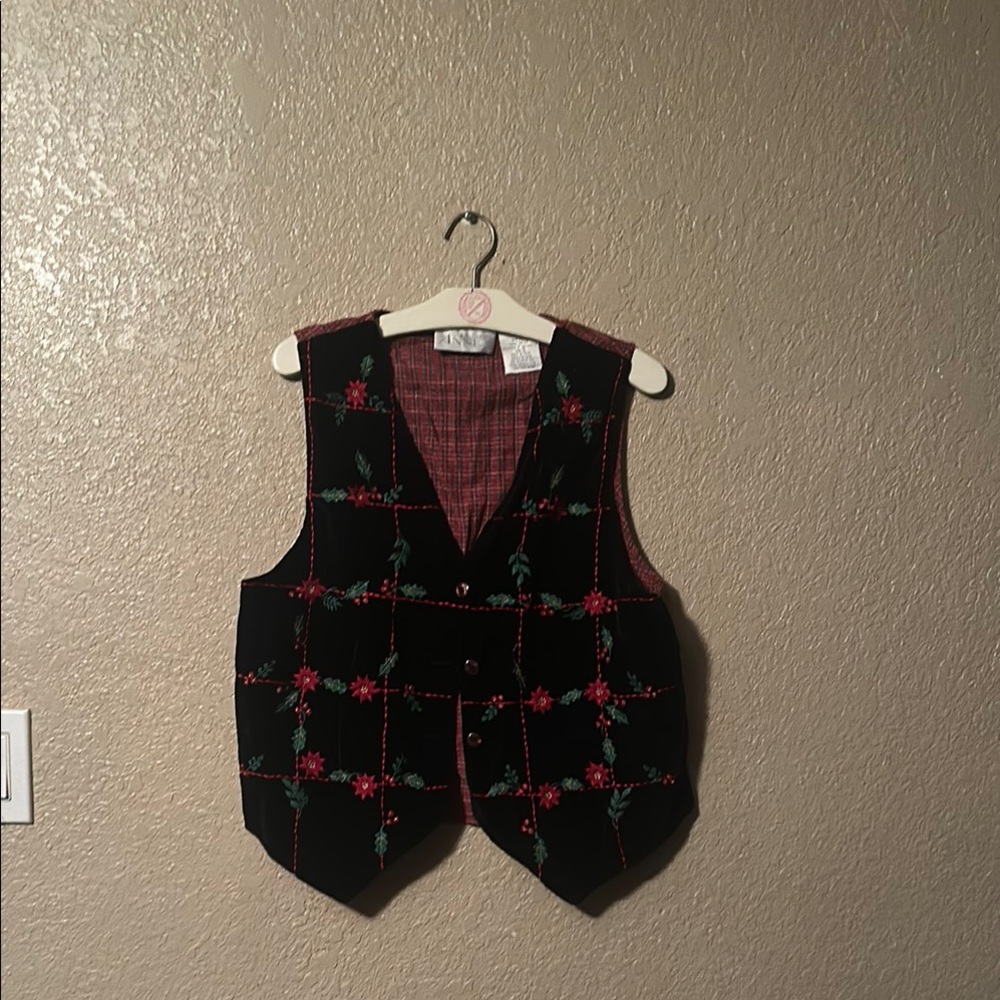 Casual Corner Annex Red Plaid Shirt